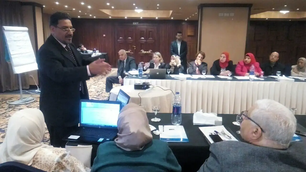 Dr. Mohamed Abdou in a training